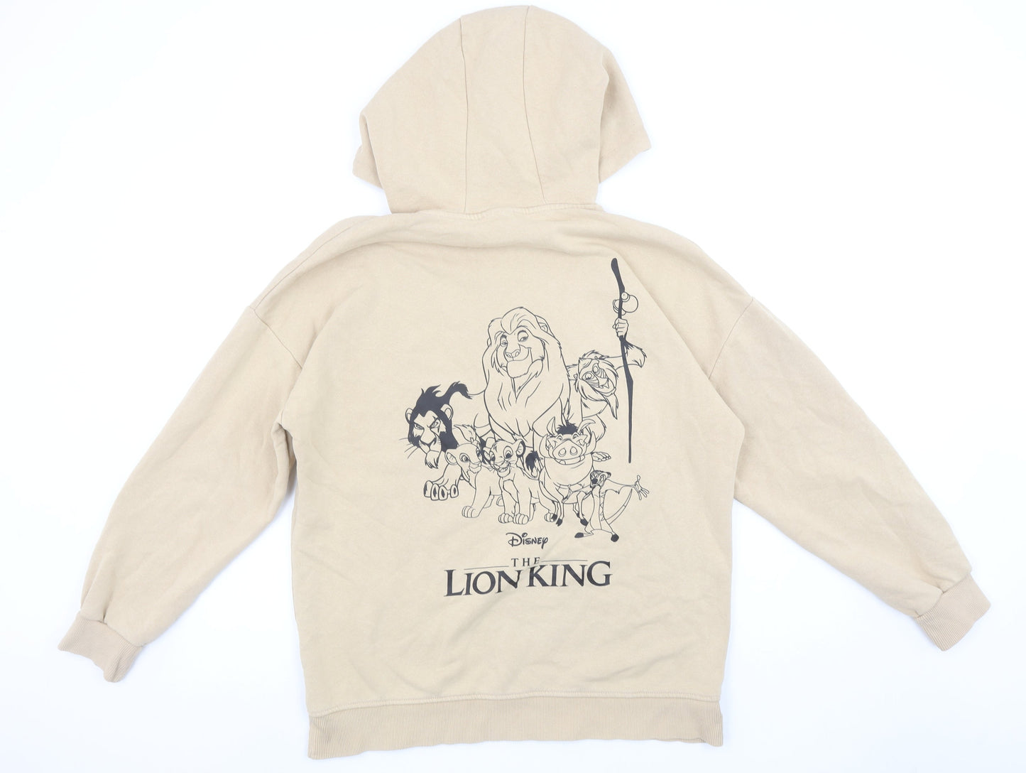 Disney Classics Women's Beige The Lion King Hoodie Size S 10/12