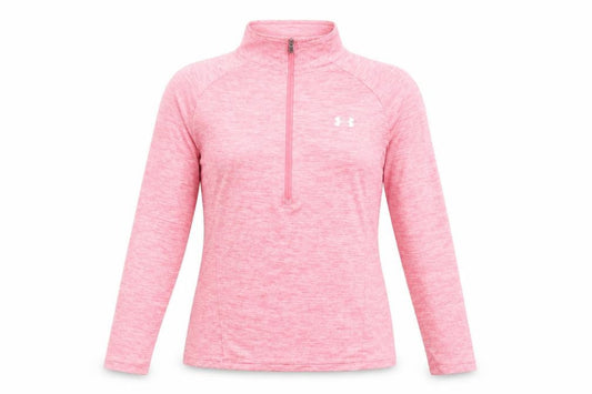 Under Armour Women's Pink XS 1/2 Zip HeatGear Pullover Sweatshirt
