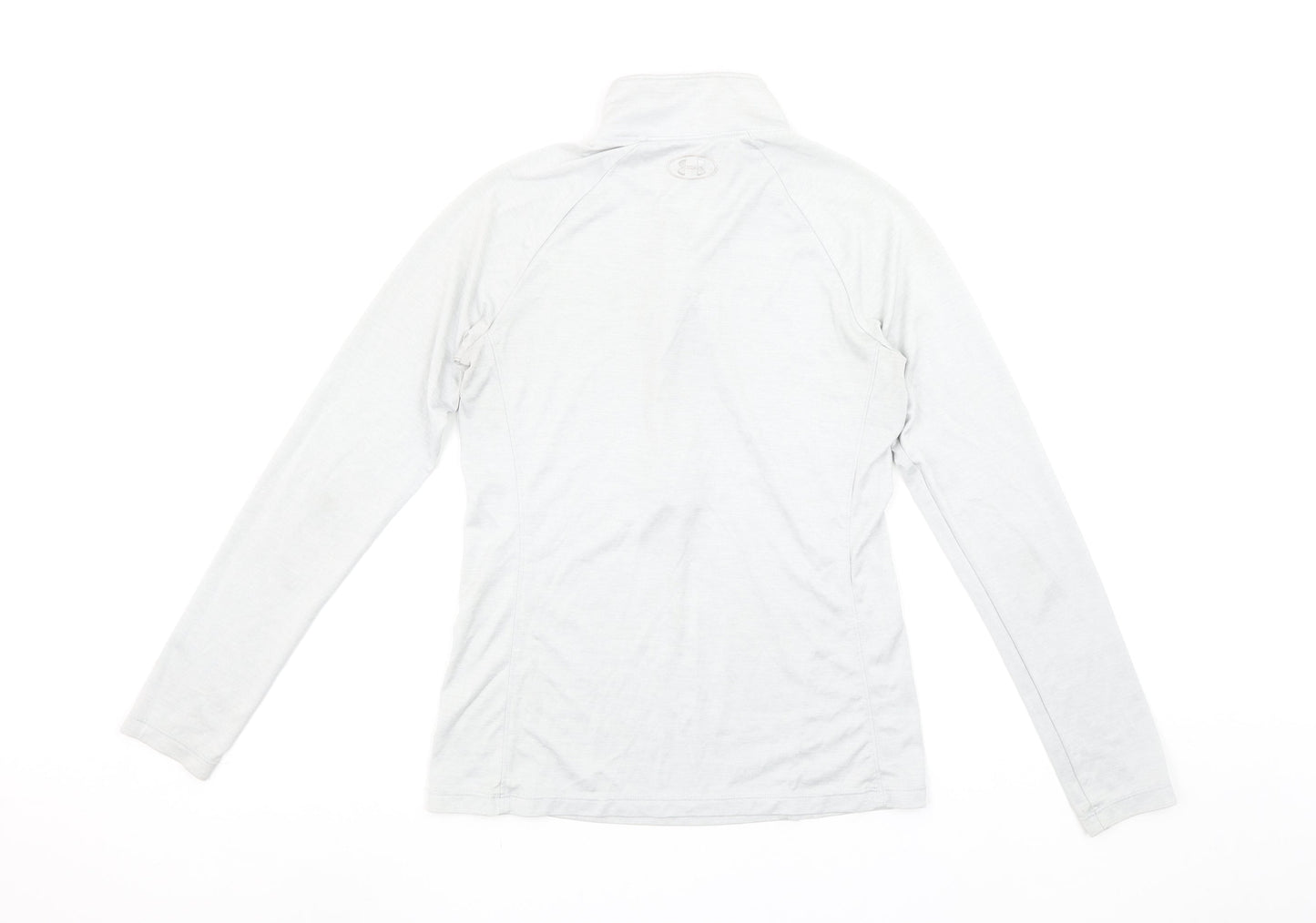 Under Armour Women White XS 1/2 Zip Pullover Sweatshirt