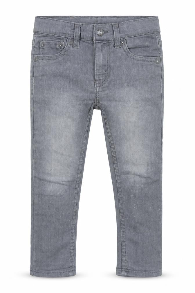 Levi's Girls Grey 510 Skinny Jeans 3 Years Cotton Blend Denim