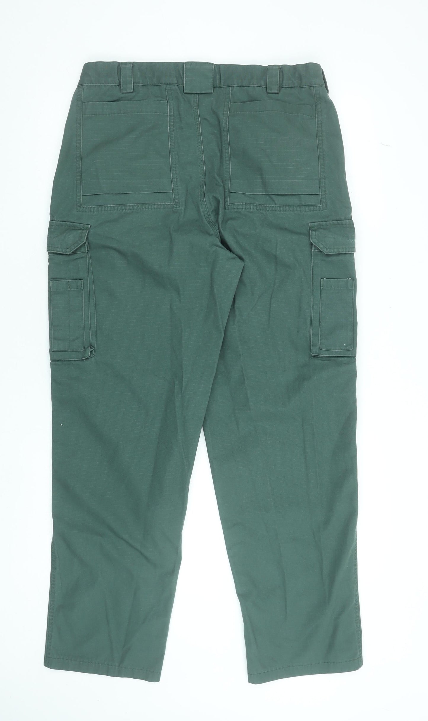 Tailored Image Men's Green Cargo Trousers 30W 31L Cotton Workwear