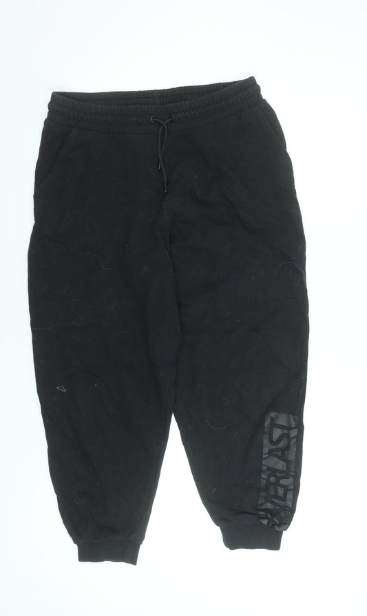 Everlast Women Black Size 10 Jogger Sweatpants Elastic Waist Pockets