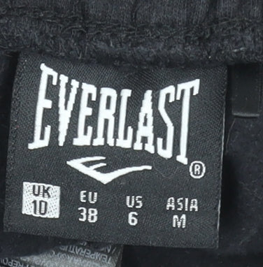 Everlast Women Black Size 10 Jogger Sweatpants Elastic Waist Pockets