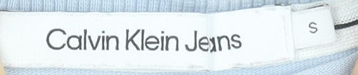 Calvin Klein Jeans Womens Blue Cotton Relaxed T-Shirt Size S