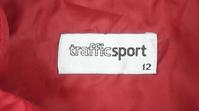 Trafficsport Women's Red Quilted Waistcoat Size 12 Full Zip Lined
