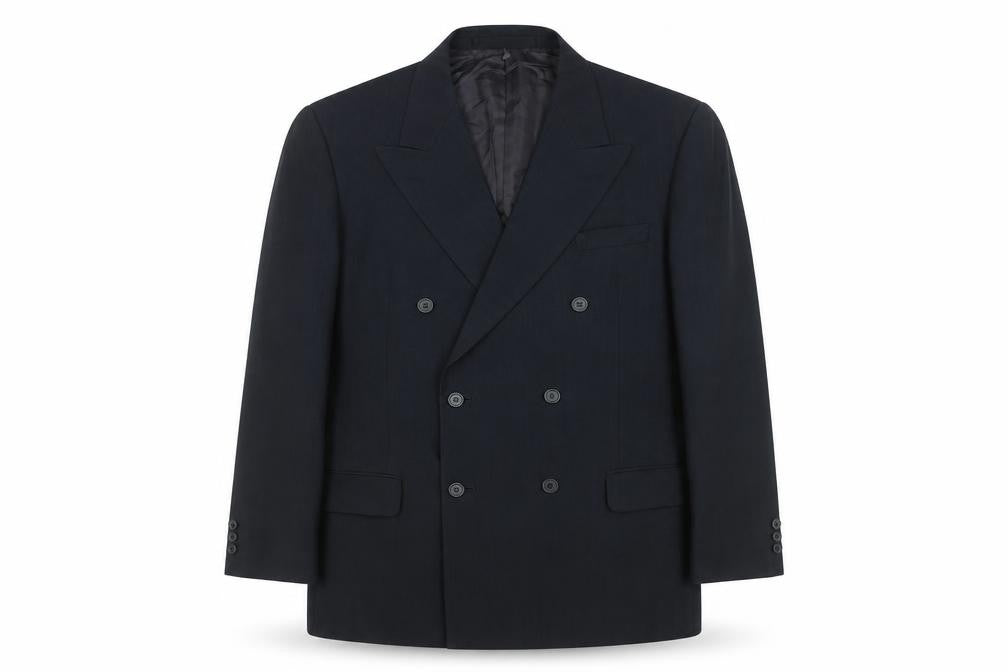 Marks & Spencer Men’s Blue Double Breasted Wool Blend Blazer 44L