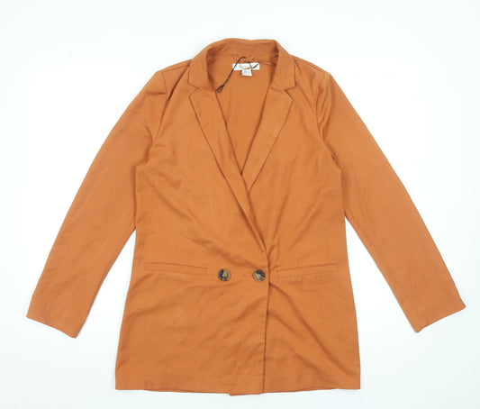 Primark Women’s Brown Blazer Size 6 Regular Fit Polyester Jacket