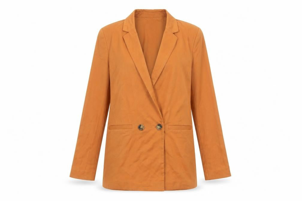 Primark Women’s Brown Blazer Size 6 Regular Fit Polyester Jacket