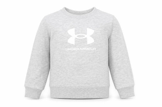 Under Armour Grey Long Sleeve Pullover Logo T-Shirt 18-24 Months Unisex