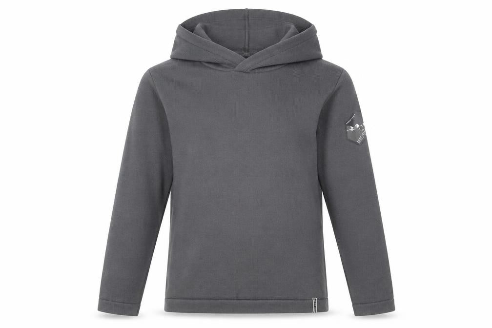 Jack & Jones Boys Grey Hooded Pullover Jumper Size 164 Cotton Blend