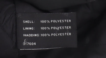 Bonmarché Women’s Black Mid-Length Zip Jacket Size M