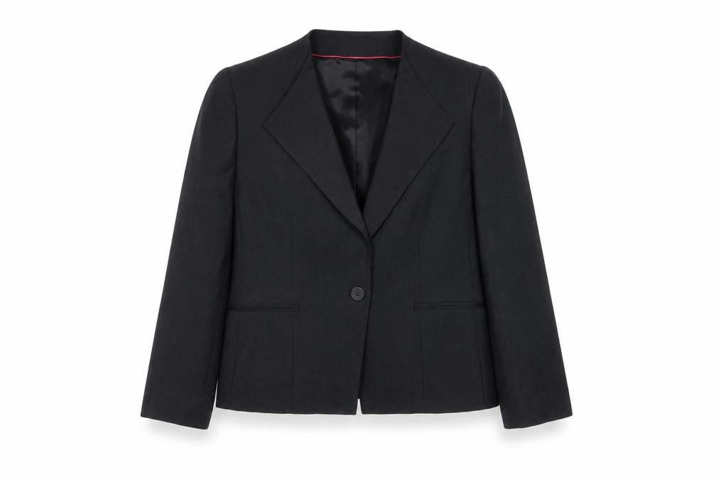 Planet Women’s Black Single-Breasted Wool Blend Suit Jacket UK 16