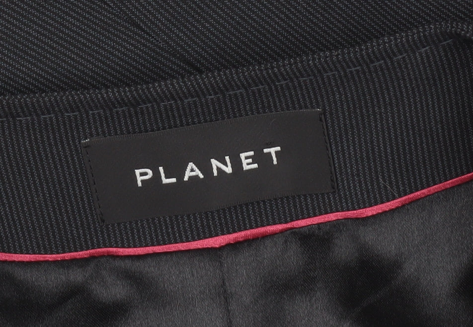 Planet Women’s Black Single-Breasted Wool Blend Suit Jacket UK 16