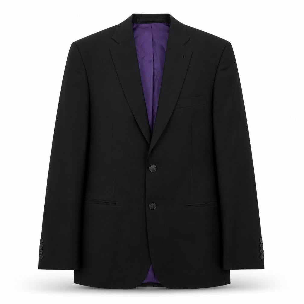 Marks & Spencer Men’s Black 38 Regular Fit Two Button Blazer
