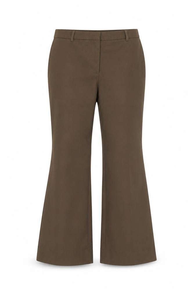 Talbots Women’s Brown Dress Pants Size 4 Regular Stretch Twill Trousers