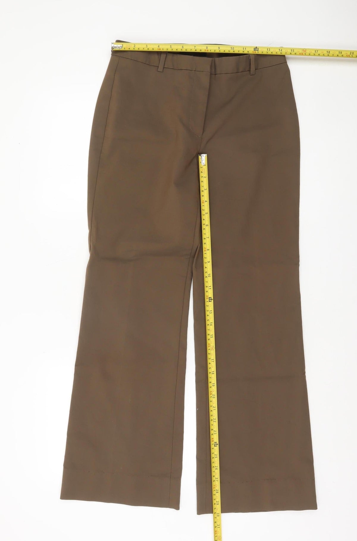 Talbots Women’s Brown Dress Pants Size 4 Regular Stretch Twill Trousers