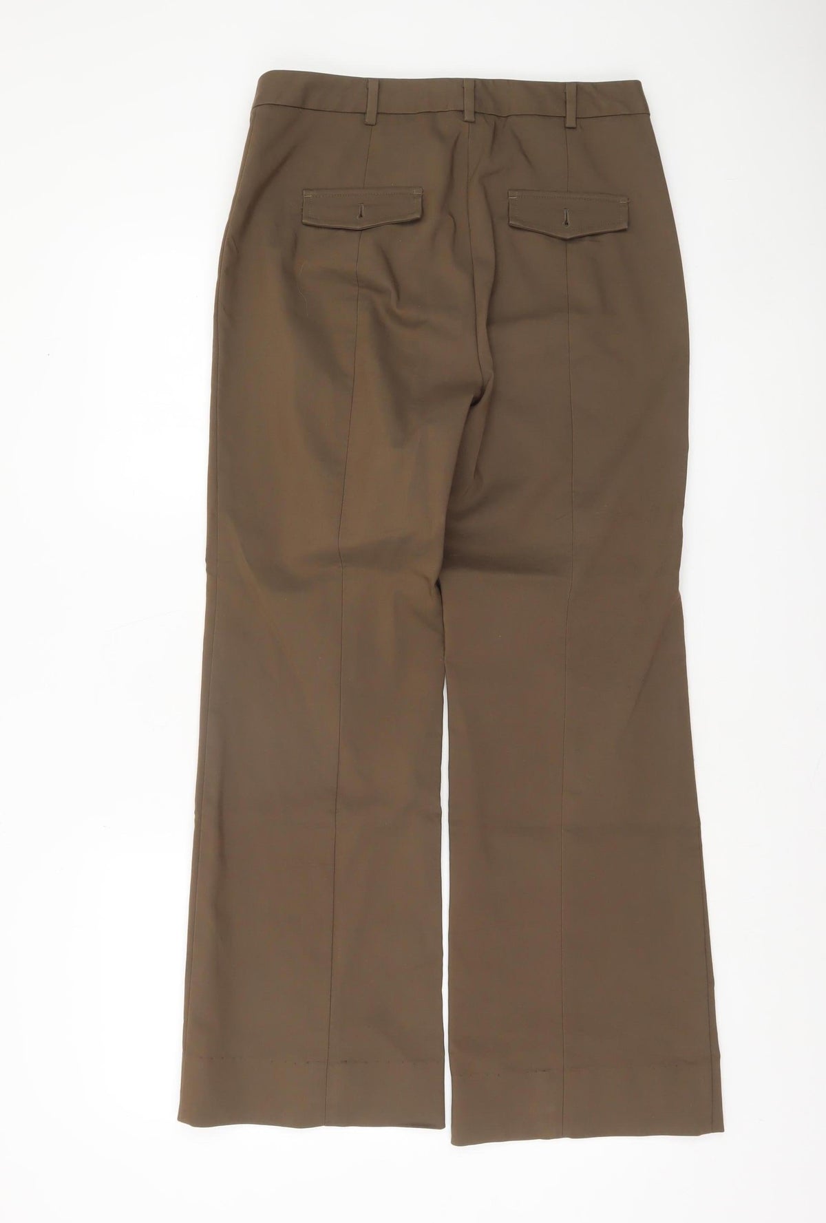 Talbots Women’s Brown Dress Pants Size 4 Regular Stretch Twill Trousers