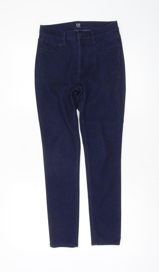 GAP Women’s Blue Denim Mid Rise Jegging Trousers Size 10