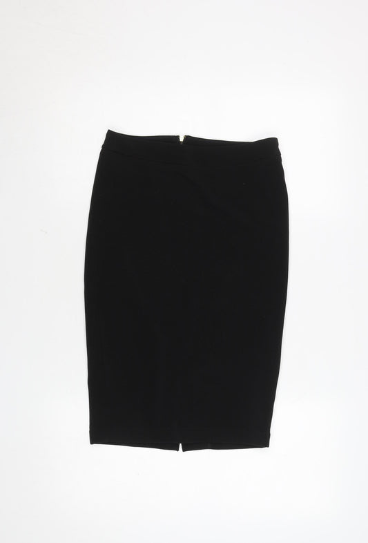 Awear Women’s Black Size 8 Pencil Skirt with Zip Detail