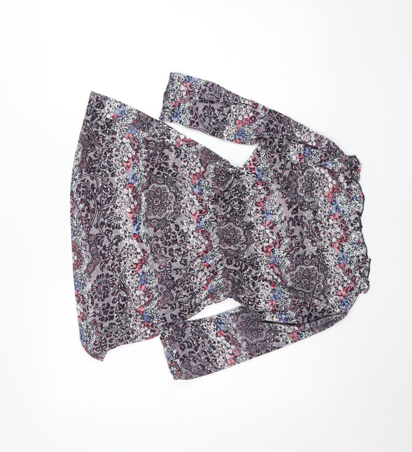 Marks and Spencer Per Una Women's Multicoloured Floral Tunic Blouse Size 10