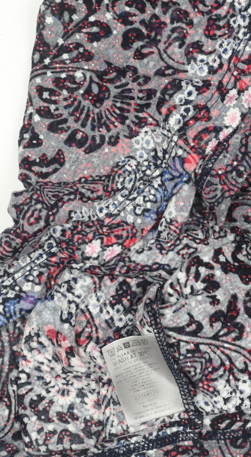 Marks and Spencer Per Una Women's Multicoloured Floral Tunic Blouse Size 10