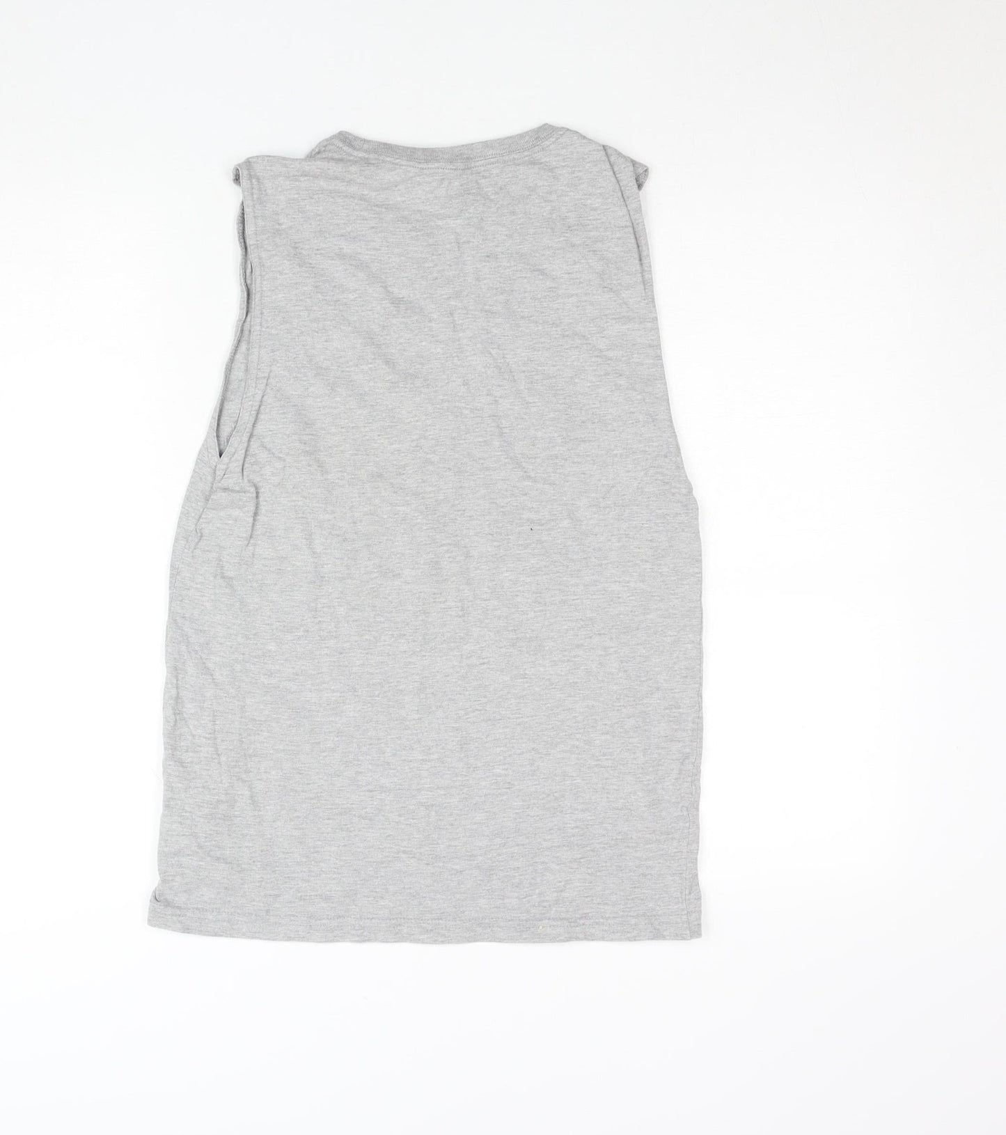 Celebrate! Men's Grey Sleeveless Patriotic BBQ T-Shirt Size S