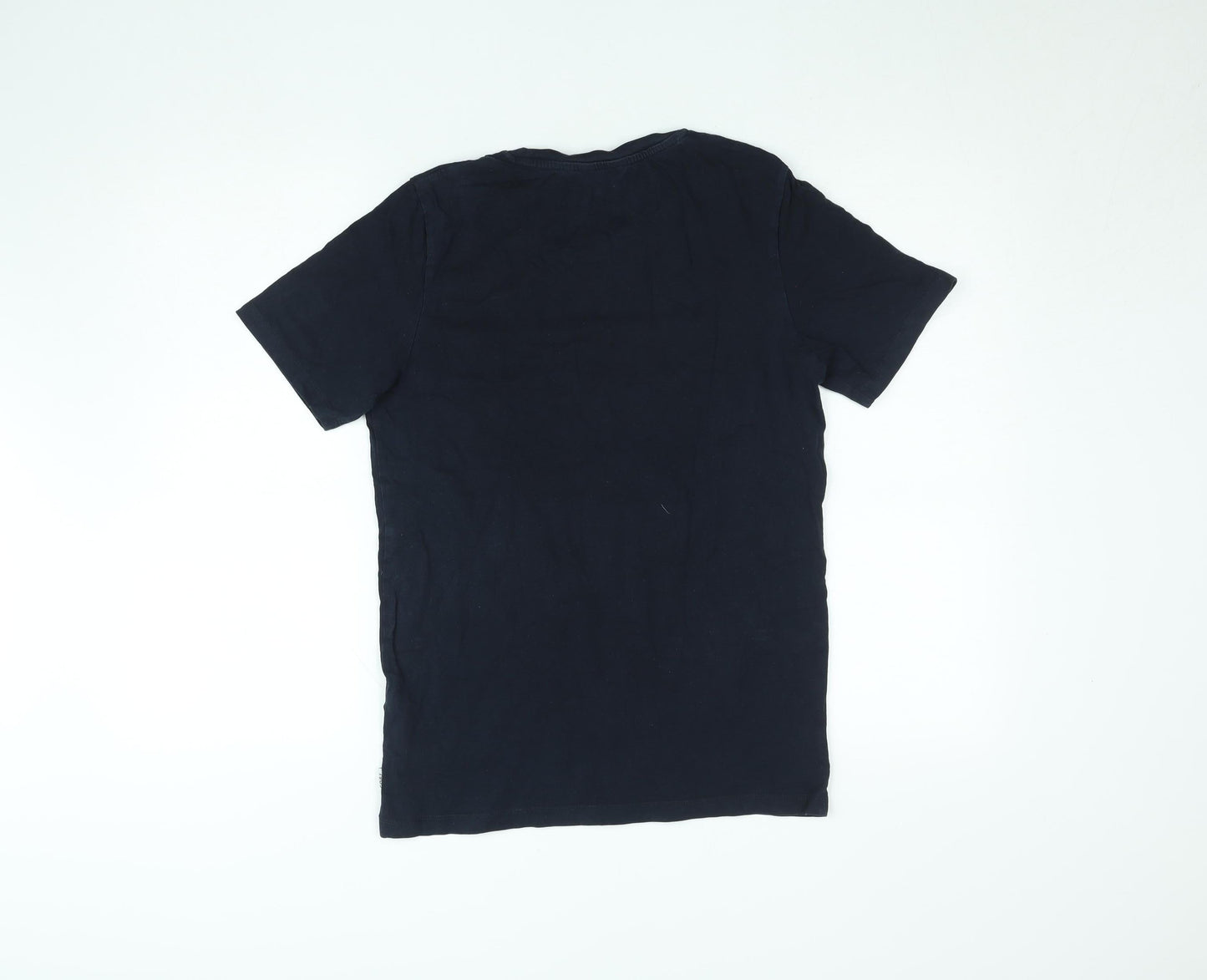 Jack & Jones Core Men's Black Logo Short Sleeve Cotton T-Shirt M