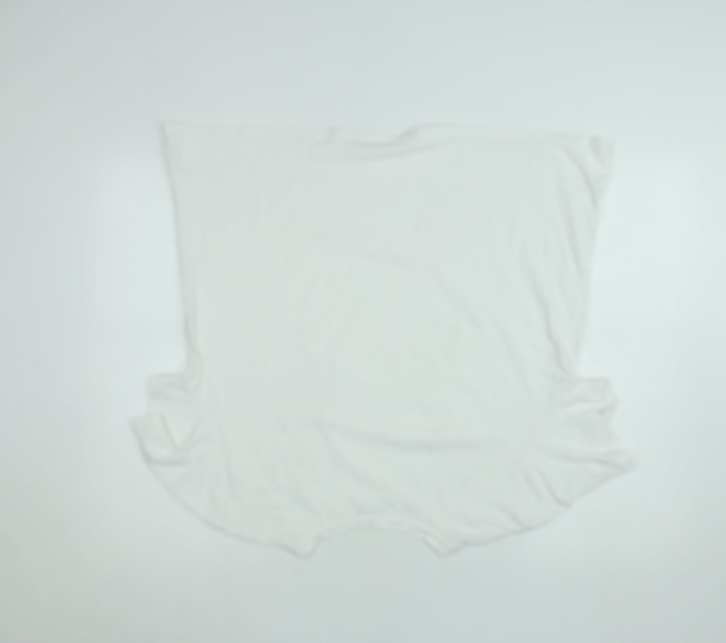 Zara Women White Embroidered Cotton Short Sleeve T-Shirt L