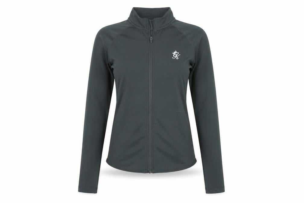 Gym King Women's Black Size 6 Slim Fit Full Zip Track Jacket