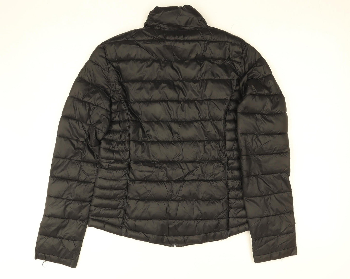 Atmosphere Womens Black S Lightweight Packable Quilted Puffer Jacket