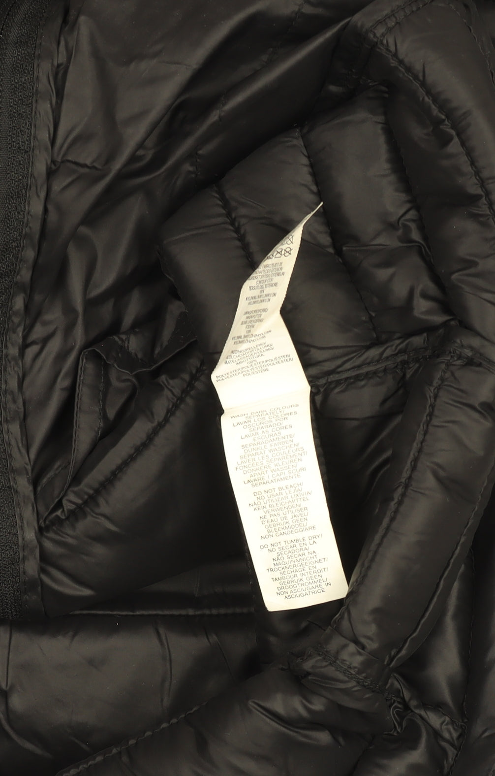 Atmosphere Womens Black S Lightweight Packable Quilted Puffer Jacket