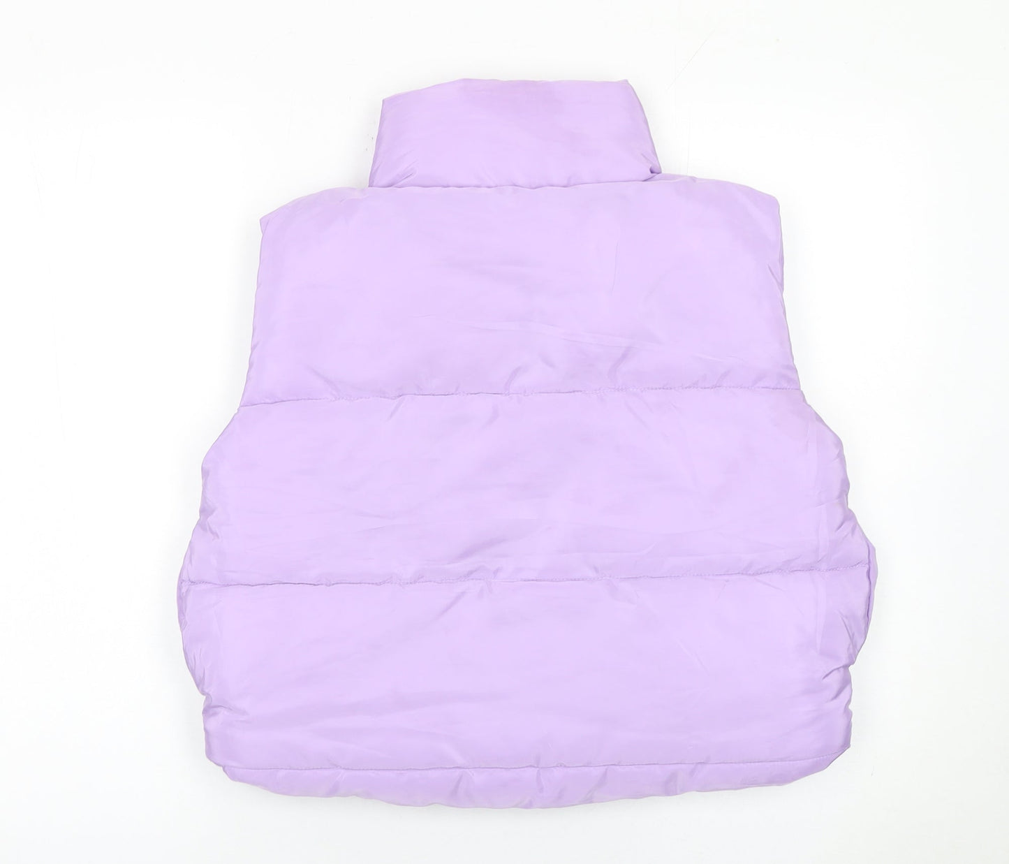 Rising Womens Purple Puffer Waistcoat Size S Lightweight Zip