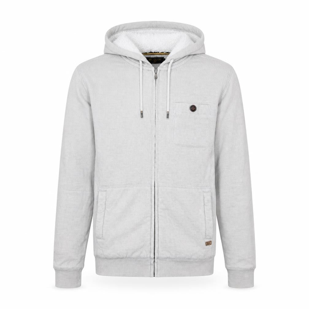 Billabong Men's Grey Full Zip Fleece Lined Hoodie Size S Surf Style