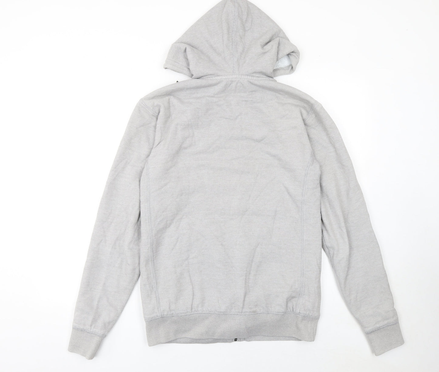 Billabong Men's Grey Full Zip Fleece Lined Hoodie Size S Surf Style