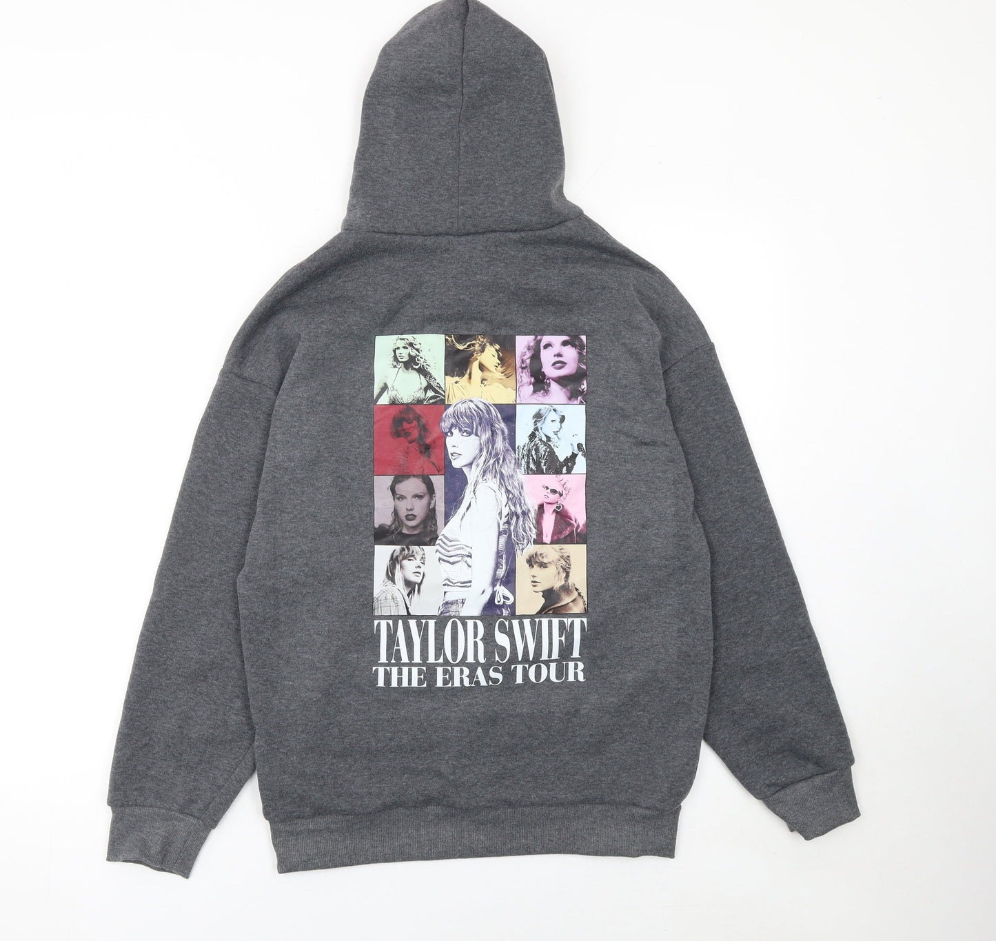 Taylor Swift Eras Tour Grey Women's M Pullover Hoodie Sweatshirt