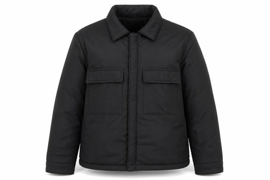 Brave Soul Women Black L Puffer Jacket Winter Zip Coat