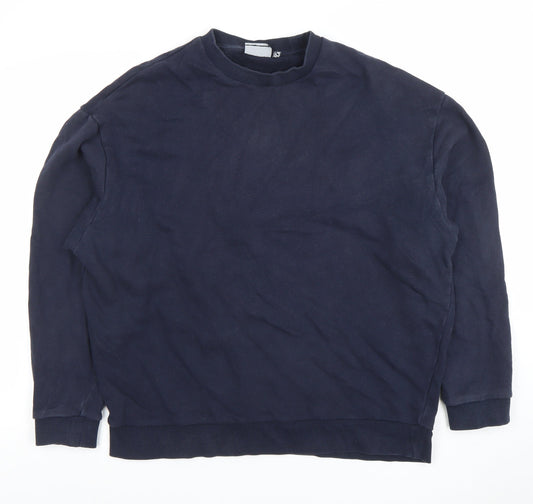 ASOS Men’s Blue Regular Fit Crew Neck Sweatshirt M