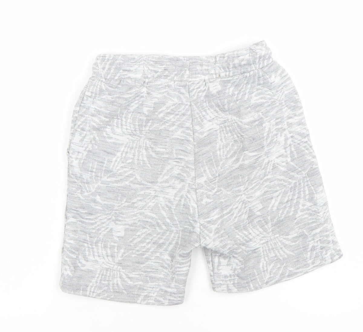 Rebel by Primark Boys Grey Sweat Shorts 5-7 Years Drawstring Pockets Summer