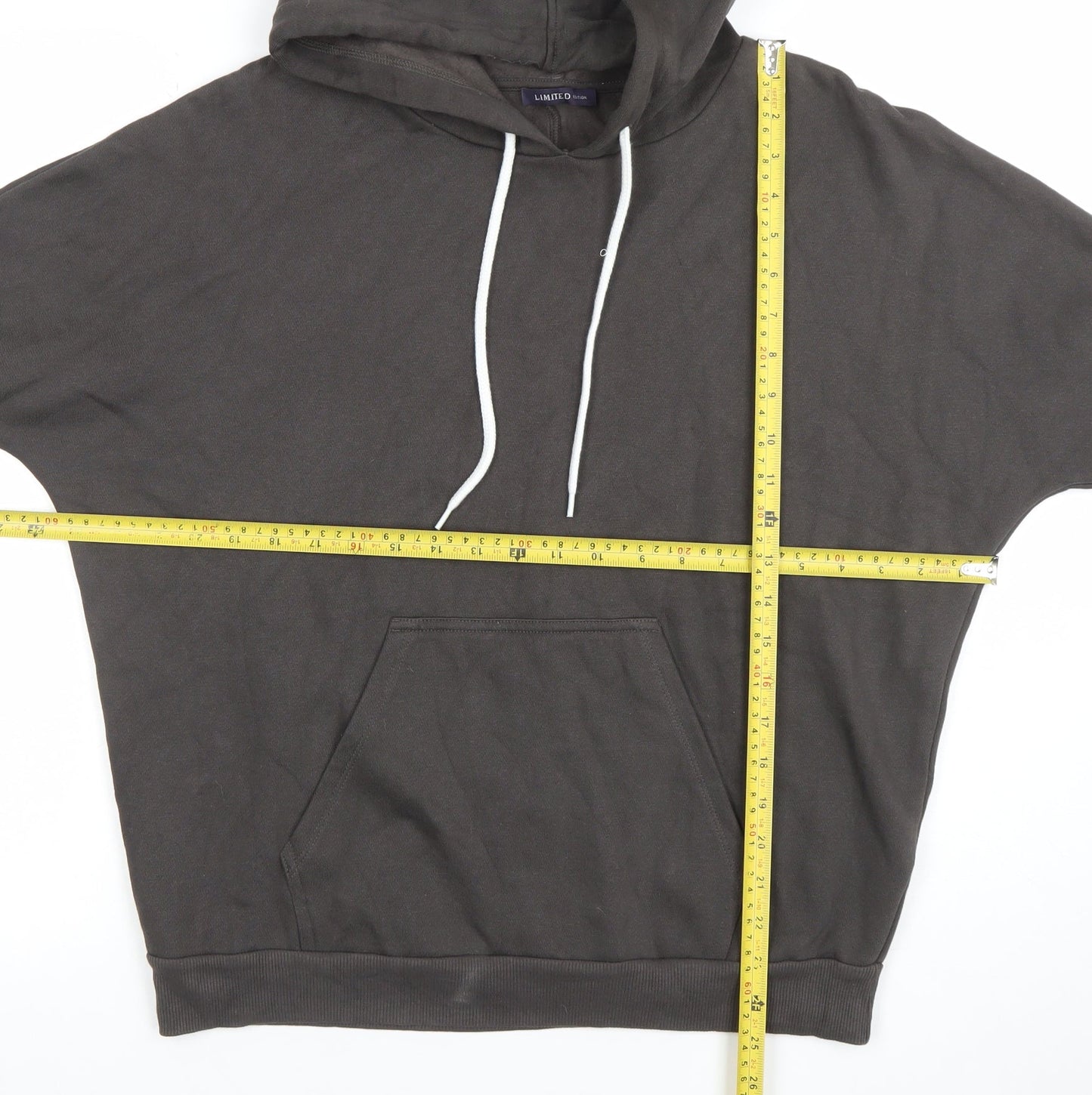 Marks and Spencer Women’s Black Pullover Hoodie Medium Cotton Blend