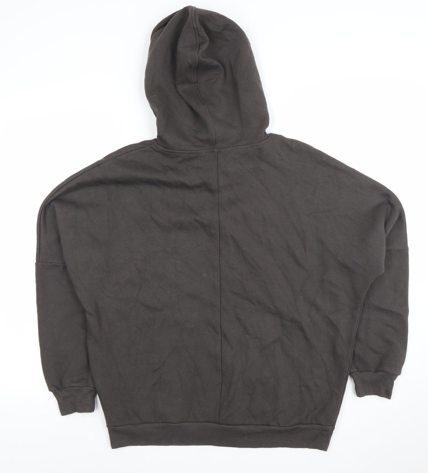 Marks and Spencer Women’s Black Pullover Hoodie Medium Cotton Blend