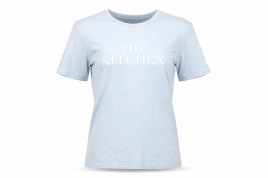 Anthem Women Blue Organic Cotton Crew Neck T-Shirt M