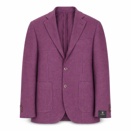 Gutteridge Women's Purple Wool Blend Classic Blazer Size 16