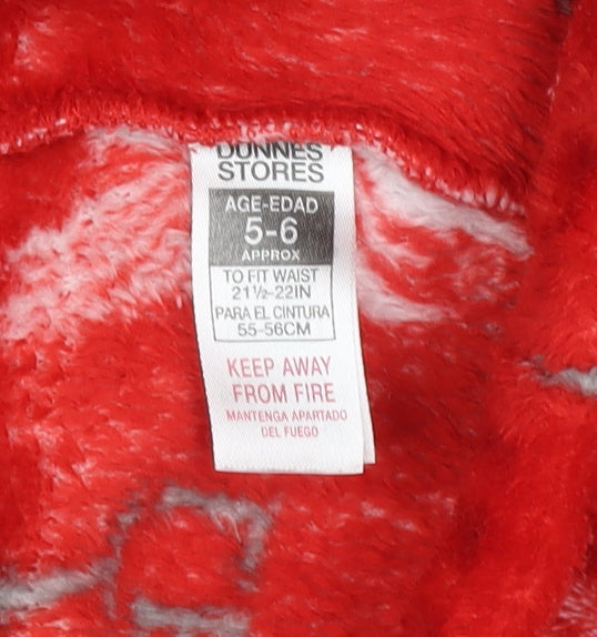 Dunnes Stores Boys Red LFC Fleece Pyjama Pants 5-6 Years