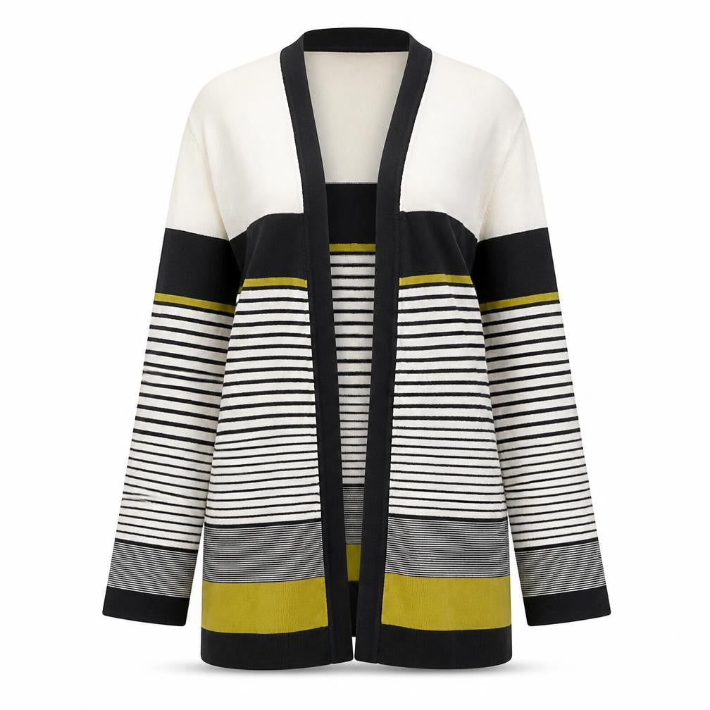Debenhams Classics Women's Multicoloured Striped Cardigan Size 12
