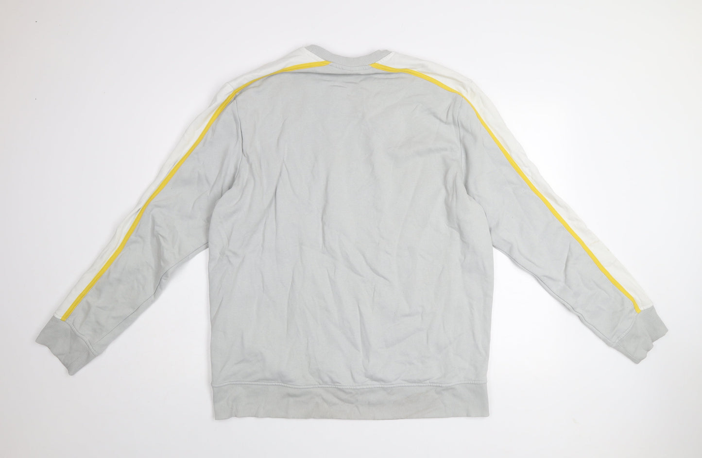 Jack & Jones Men’s Grey 2XL Crew Neck Pullover Sweatshirt