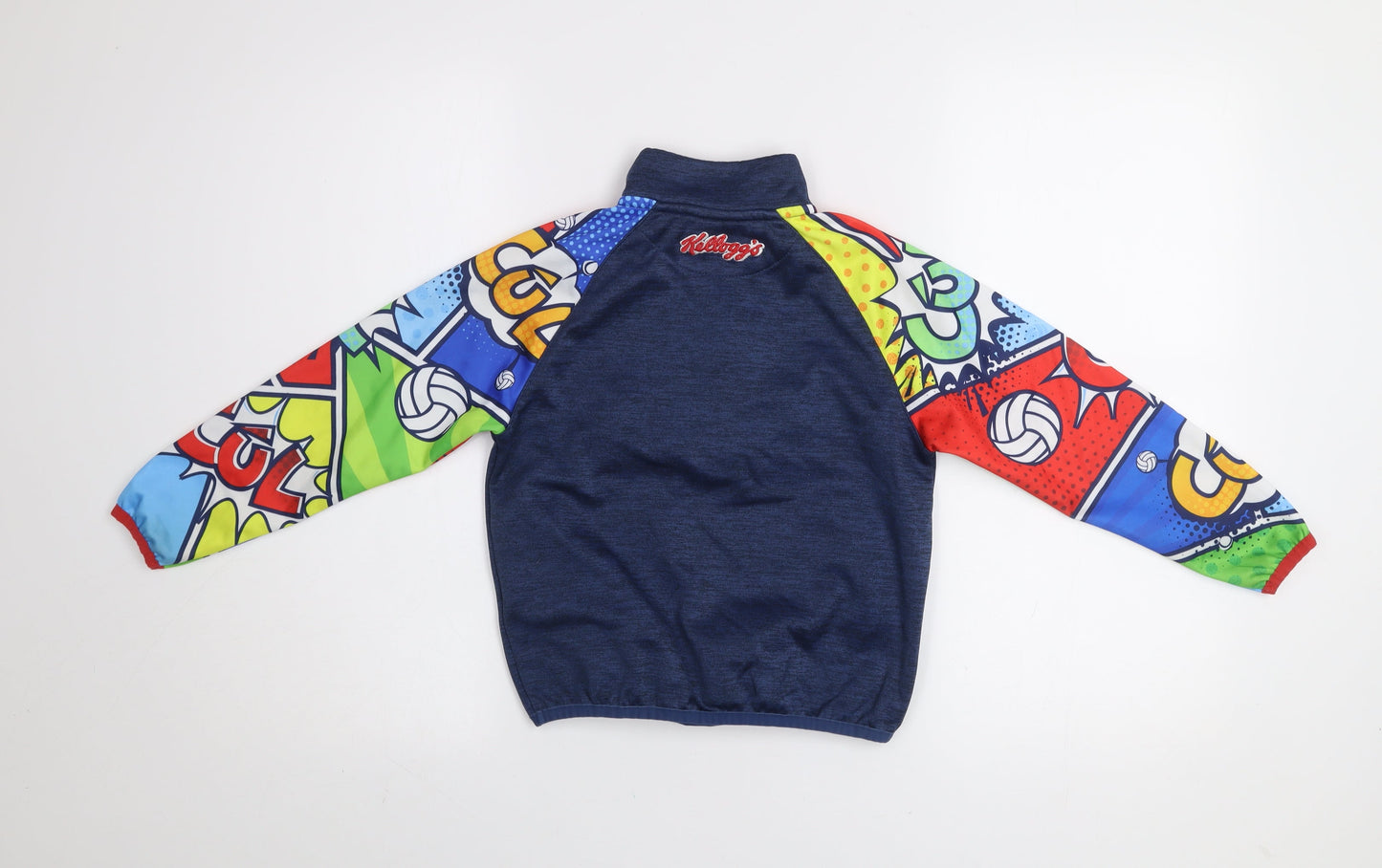 Masita Boys Blue Multicoloured 1/4 Zip Pullover Sweatshirt GAA Camps