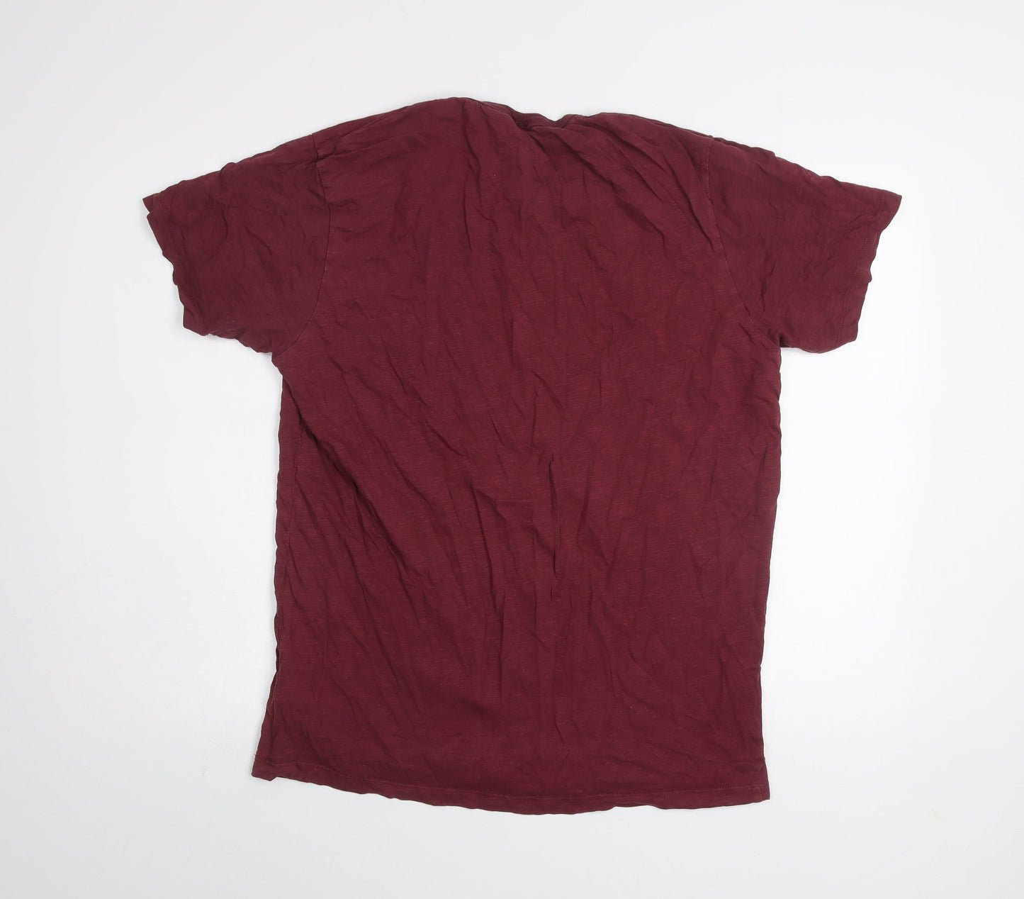 Jack & Jones Men’s Red XL Vintage Graphic Cotton T-Shirt