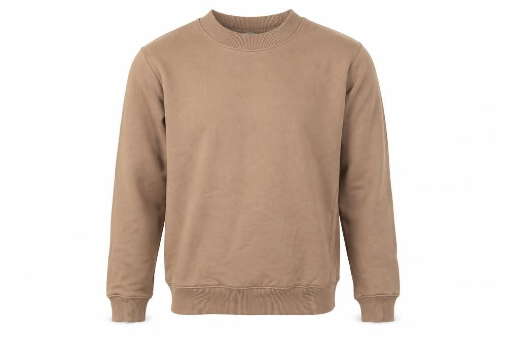 Next Men's Beige Crew Neck Pullover Sweatshirt Size S