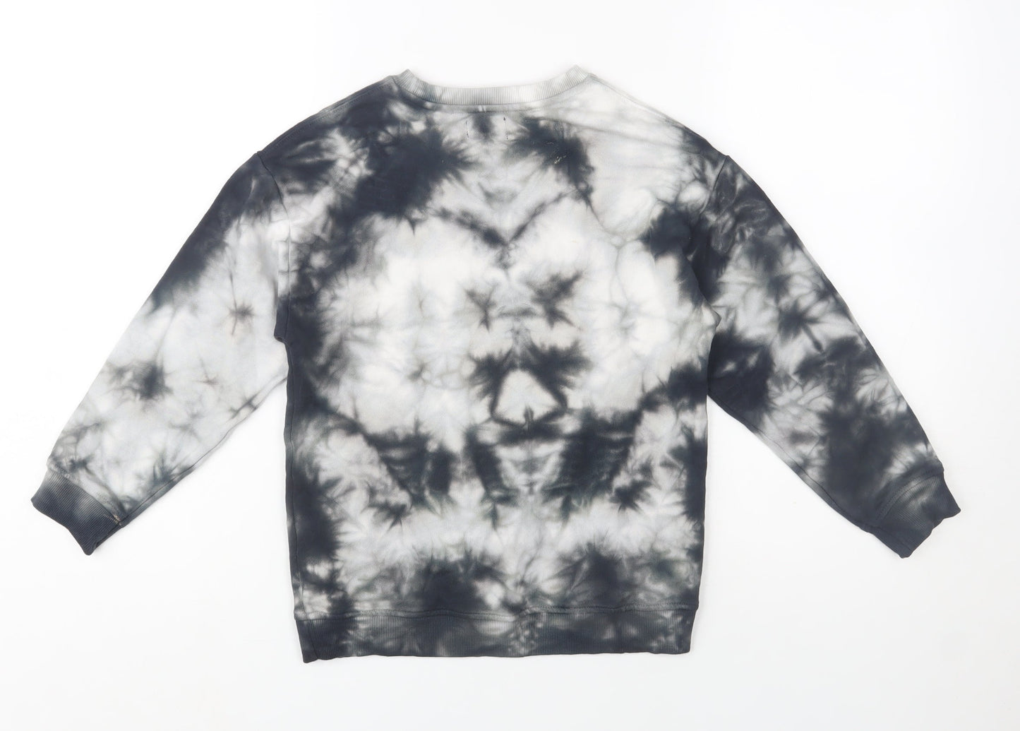 Next Boys Multicoloured Tie-Dye Cotton Pullover Sweatshirt 8 Years