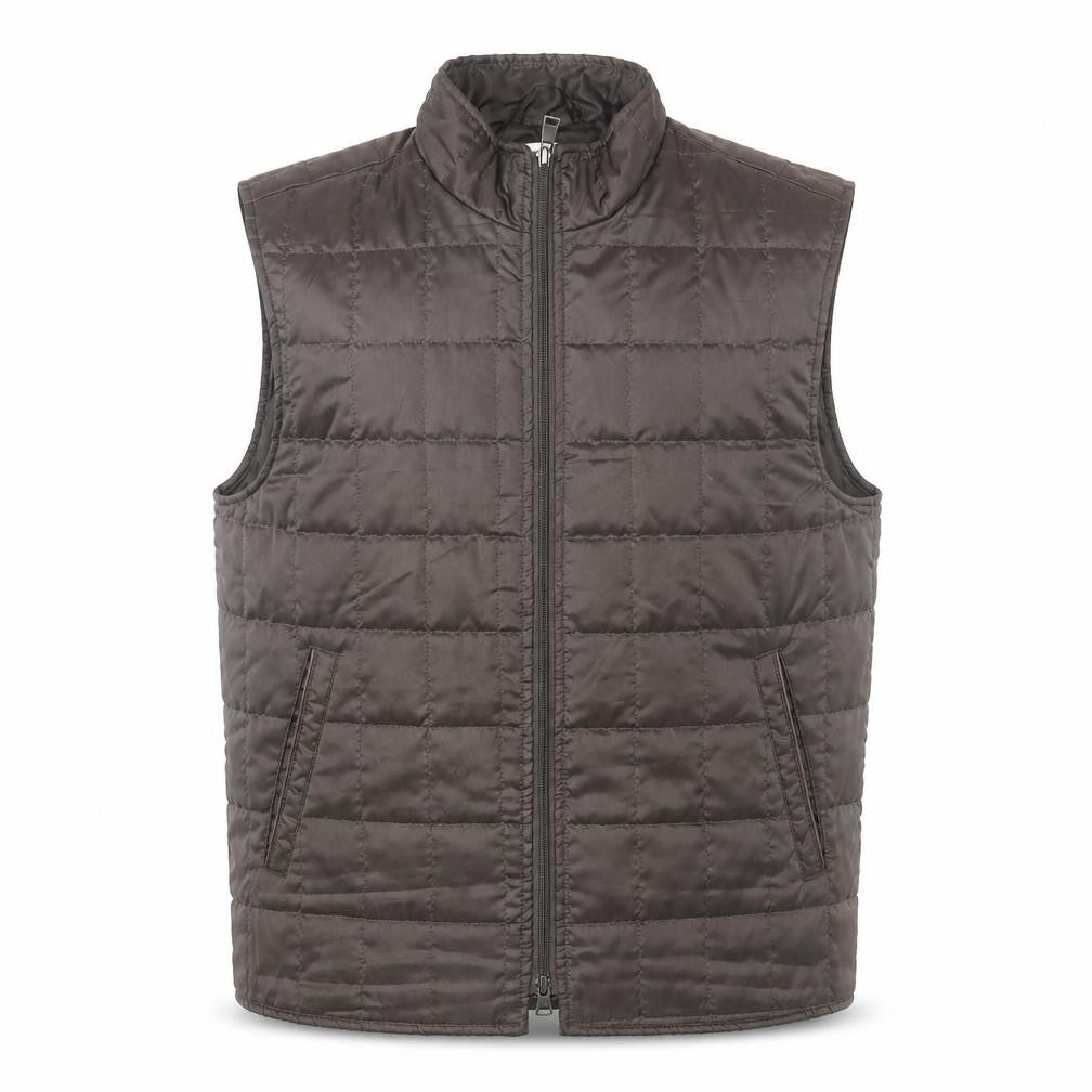 Roy Robson Men's Brown Quilted Padded Waistcoat Size 50 Regular
